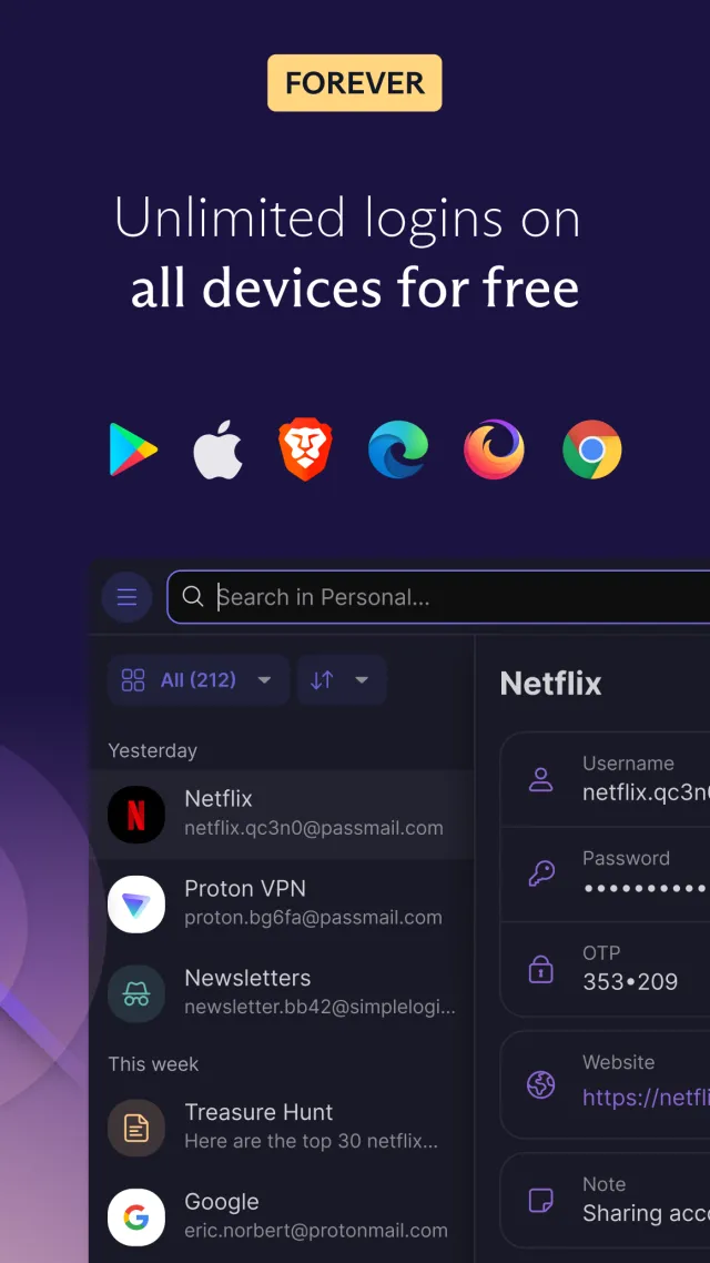 Proton Pass: Password Manager - Screen 2