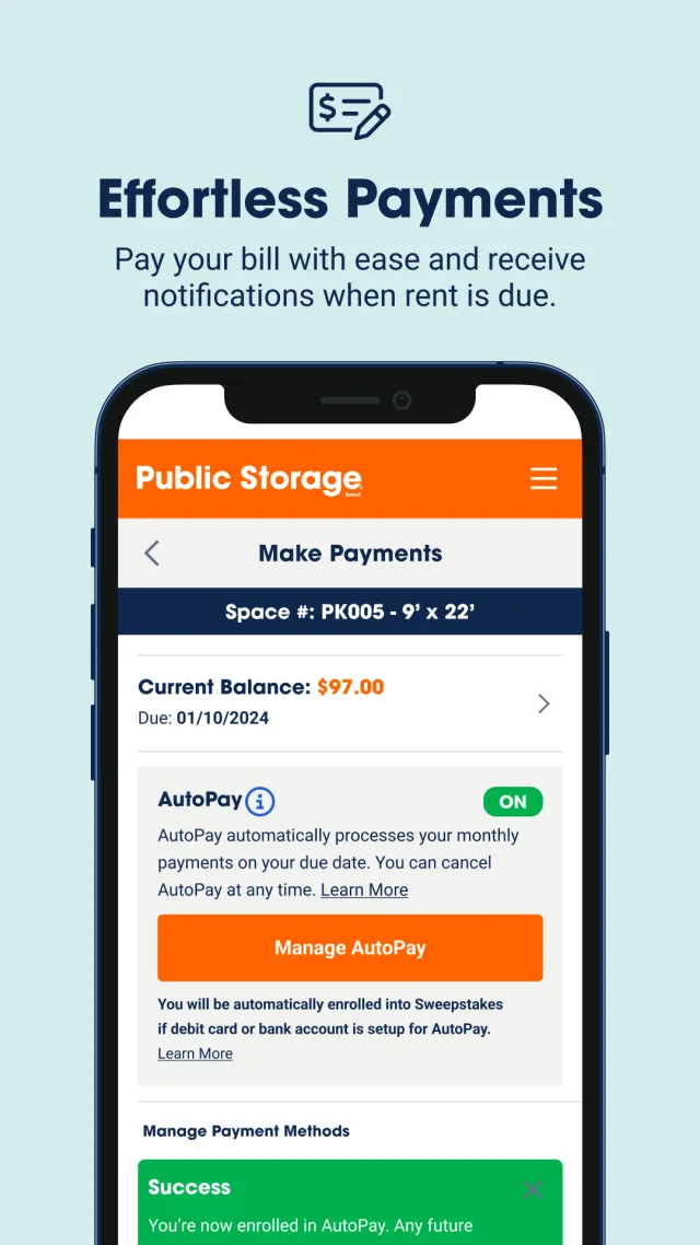 Public Storage - Screen 3