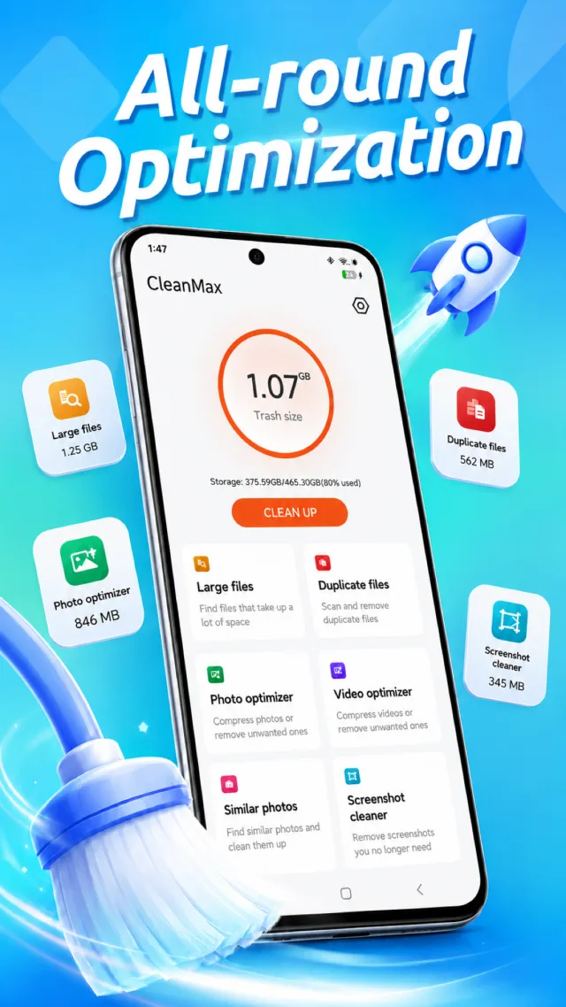 CleanMax - Phone Cleaner - Screen 1