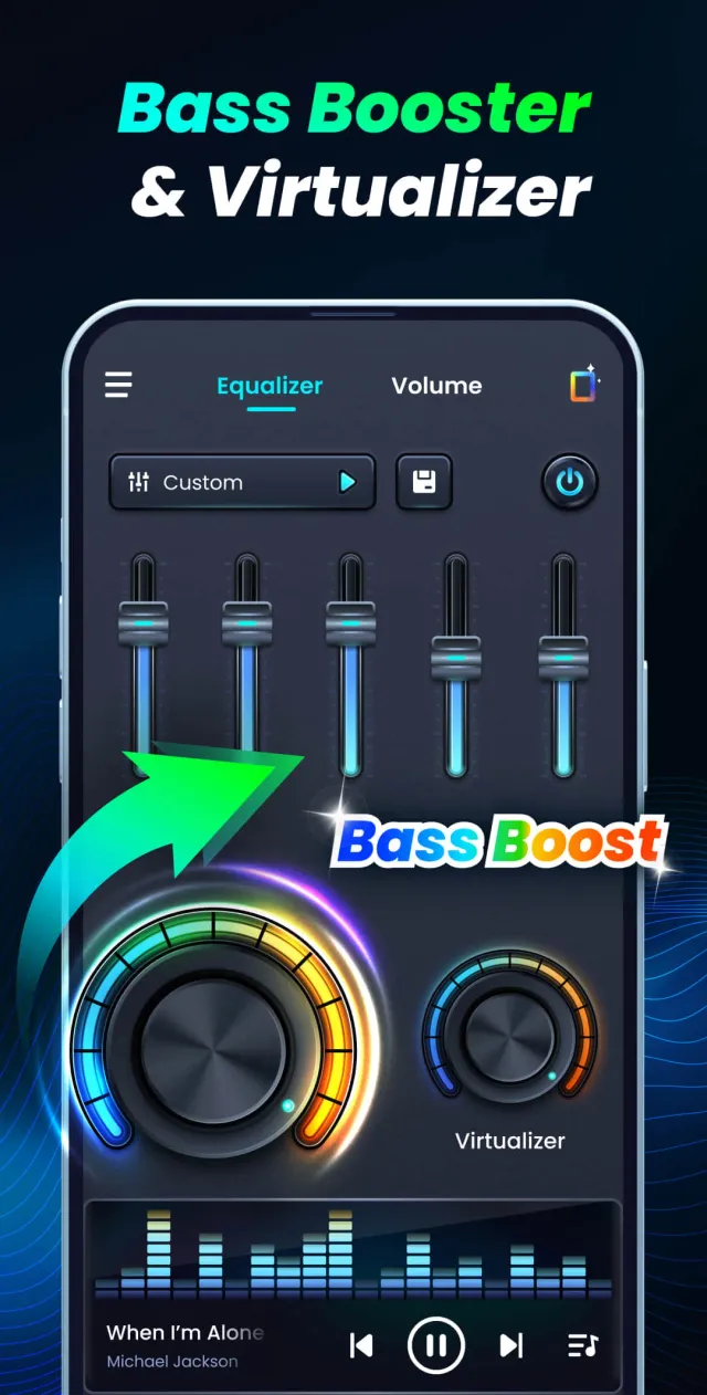Volume Bass Booster, Equalizer - Screen 4