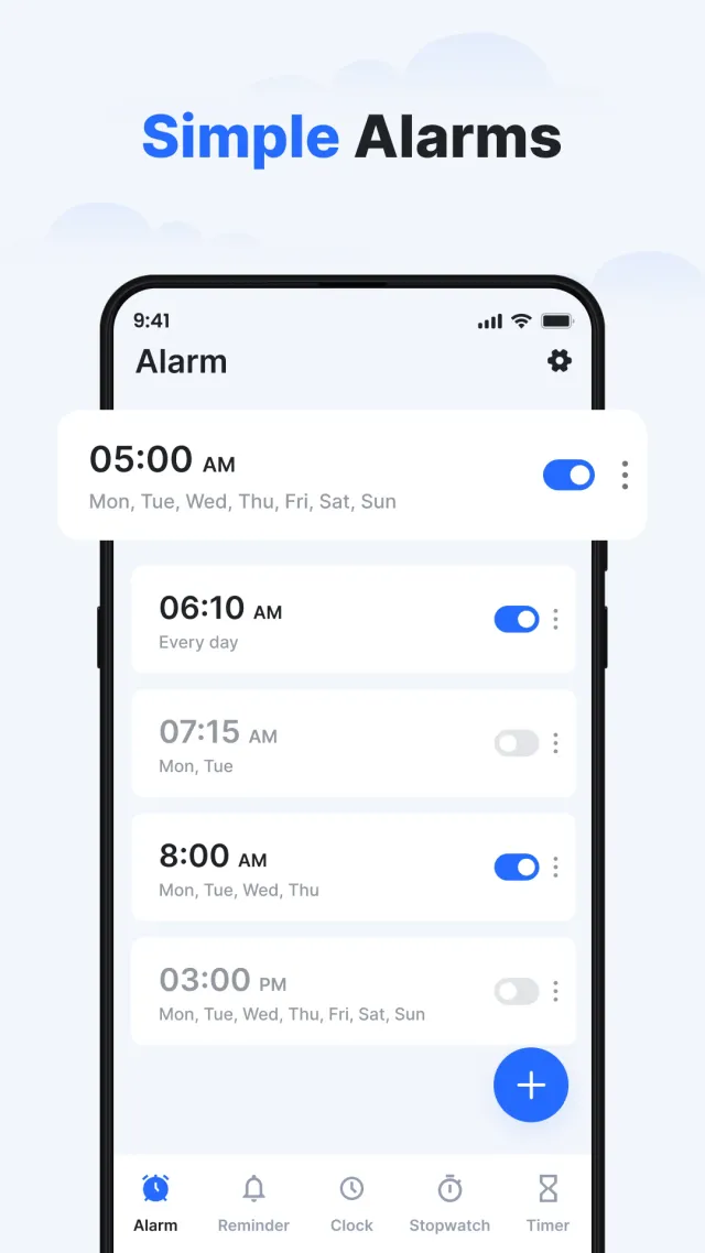 Clock - Simple Alarm Clock - Screen 1