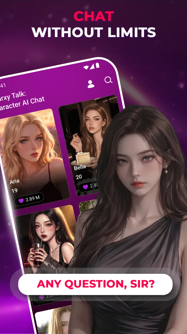 Charxy Talk: Character AI Chat - Screen 3