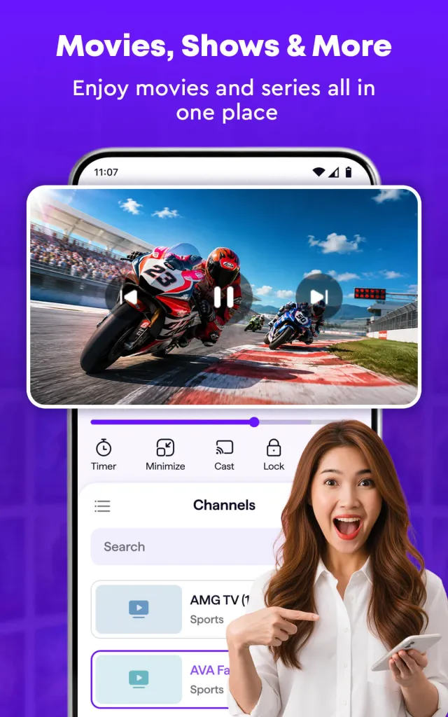 IPTV Online Player: Live TV - Screen 4