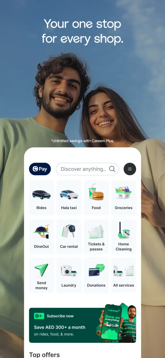 Careem: Taxi, Food & Delivery - Screen 1
