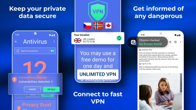 Antivirus - Cleaner + VPN - Screen 2