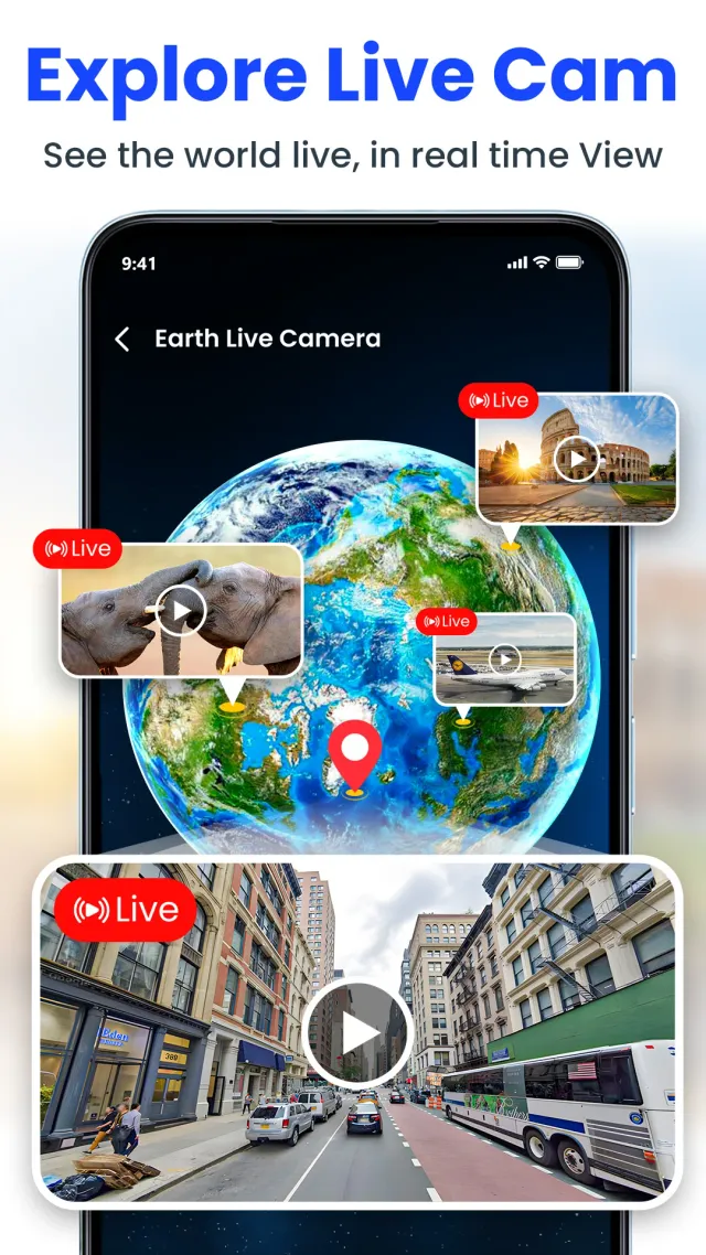GPS Satellite Live Earth Map - Screen 1