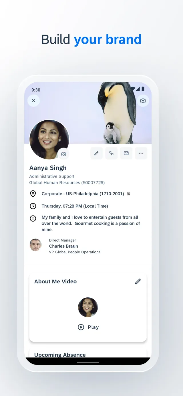 SAP SuccessFactors Mobile - Screen 2