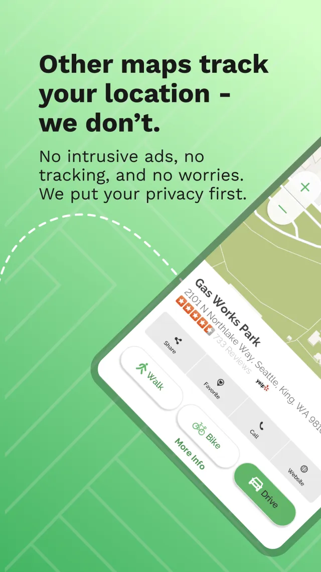 Private Maps by MapQuest - Screen 1