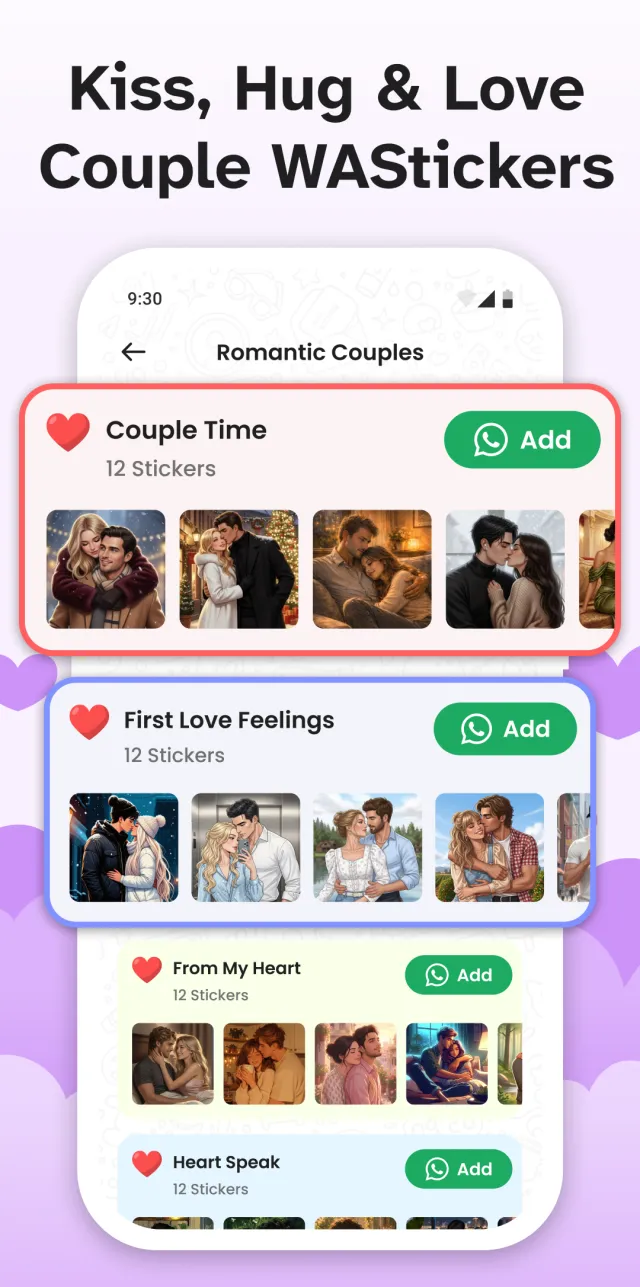 Romantic Sticker: Love Sticker - Screen 3
