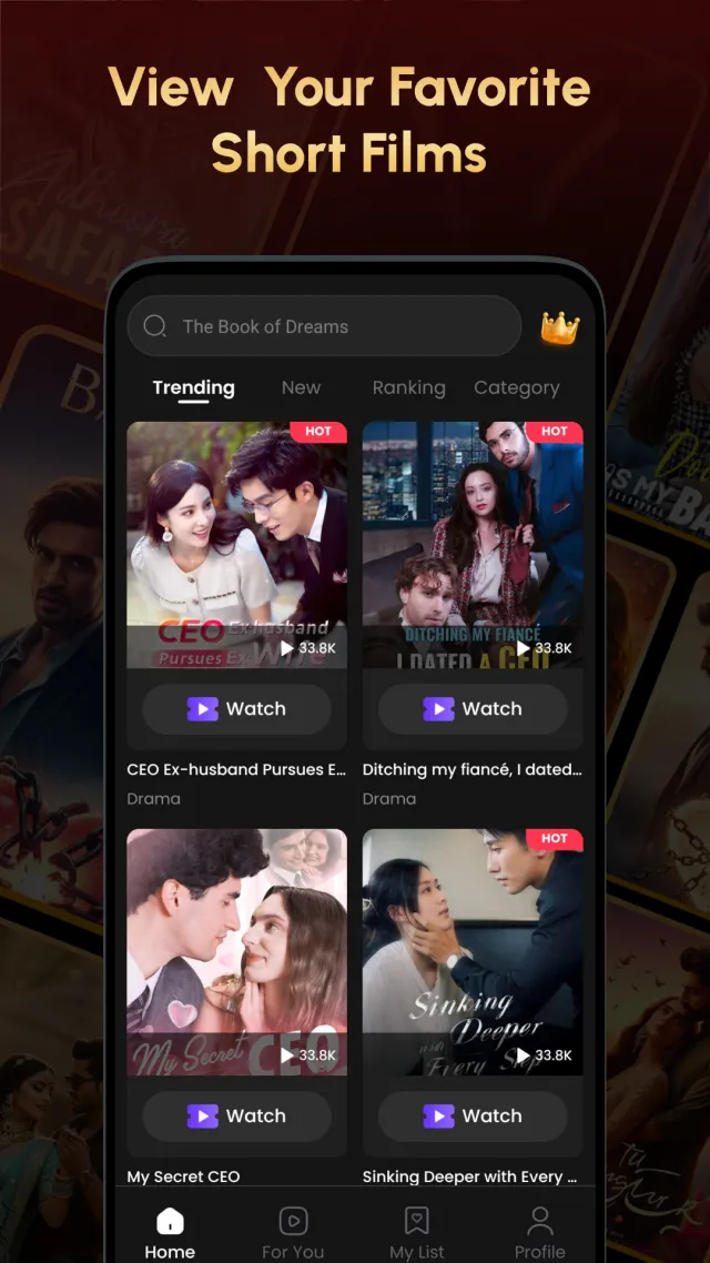 Short TV: Movie Series - Screen 1