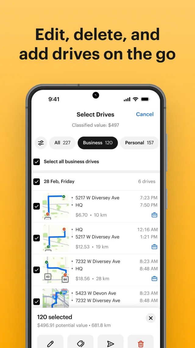 Mileage Tracker & Log - MileIQ - Screen 7