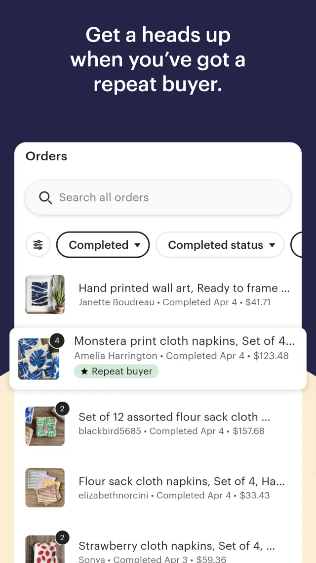 Etsy Seller: Manage Your Shop - Screen 3