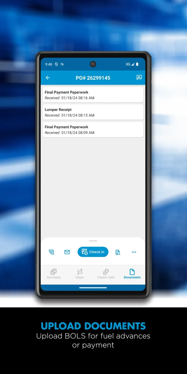TQL Carrier Dashboard - Screen 5