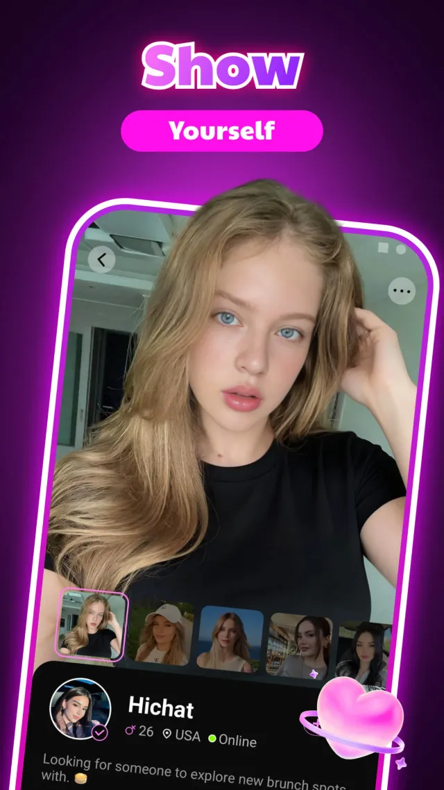 Hichat - Video Call, Chat Real - Screen 4
