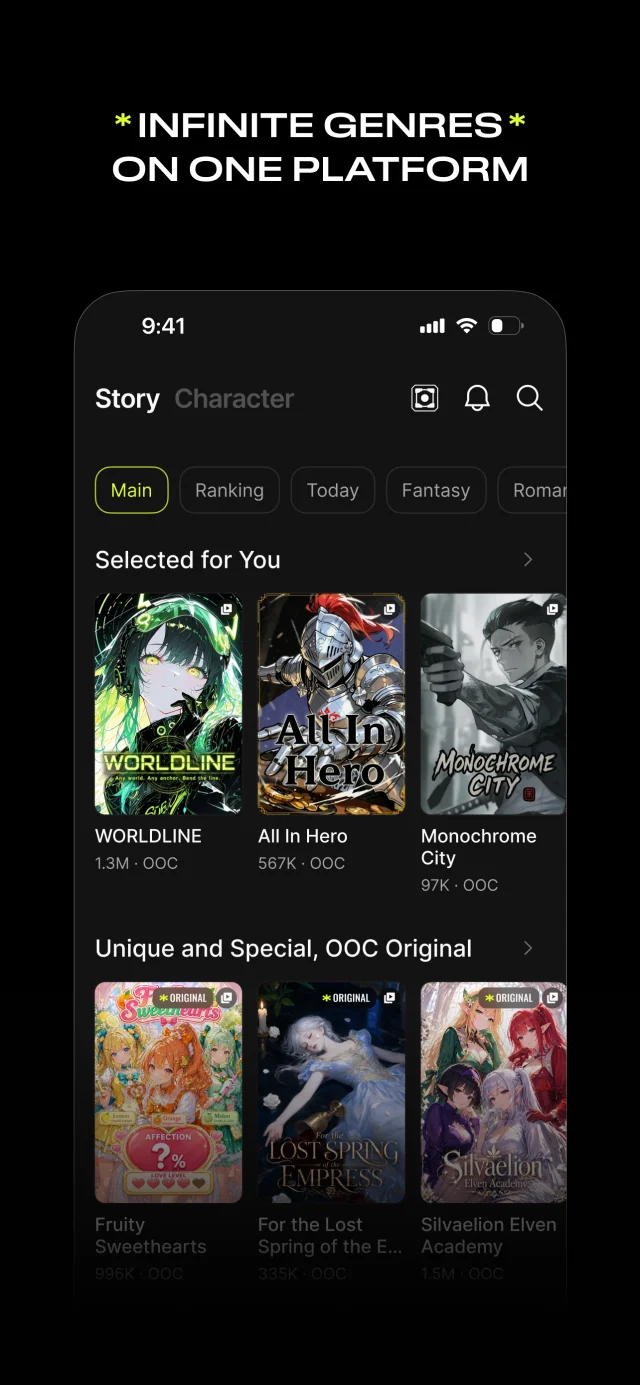 OOC: The Playable Anime - Screen 4
