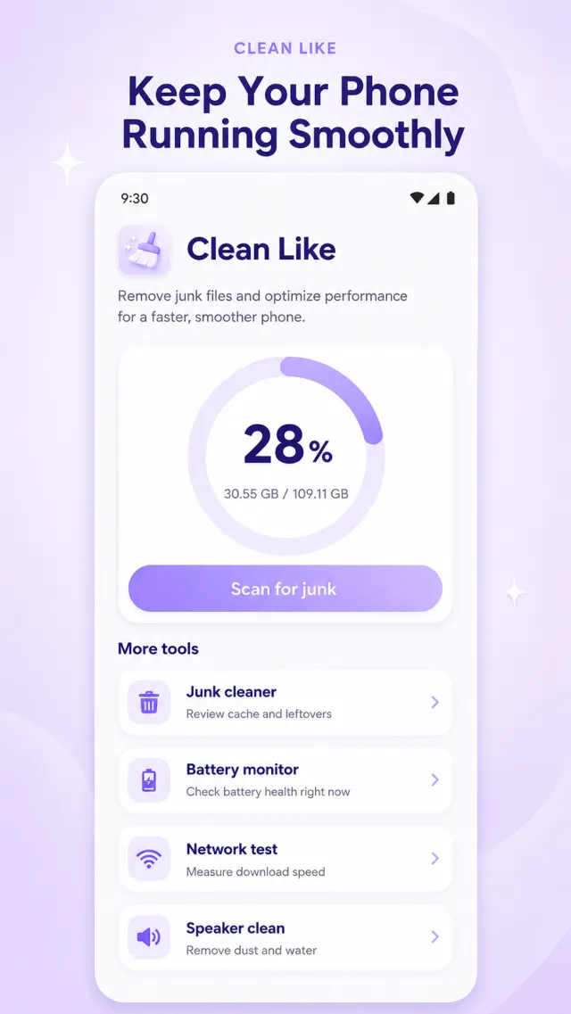 Clean Like - Screen 1