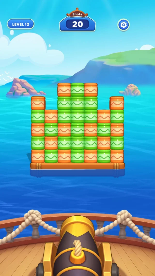 Ocean Block Shoot - Screen 1