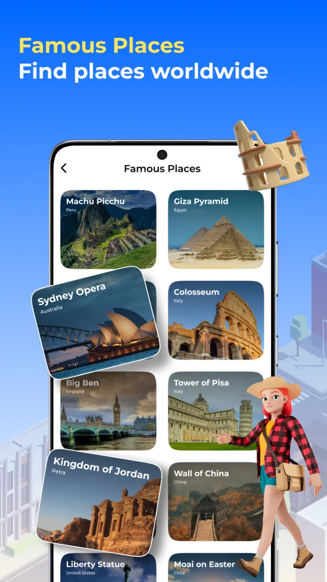 GPS Satellite Earth Map View - Screen 5
