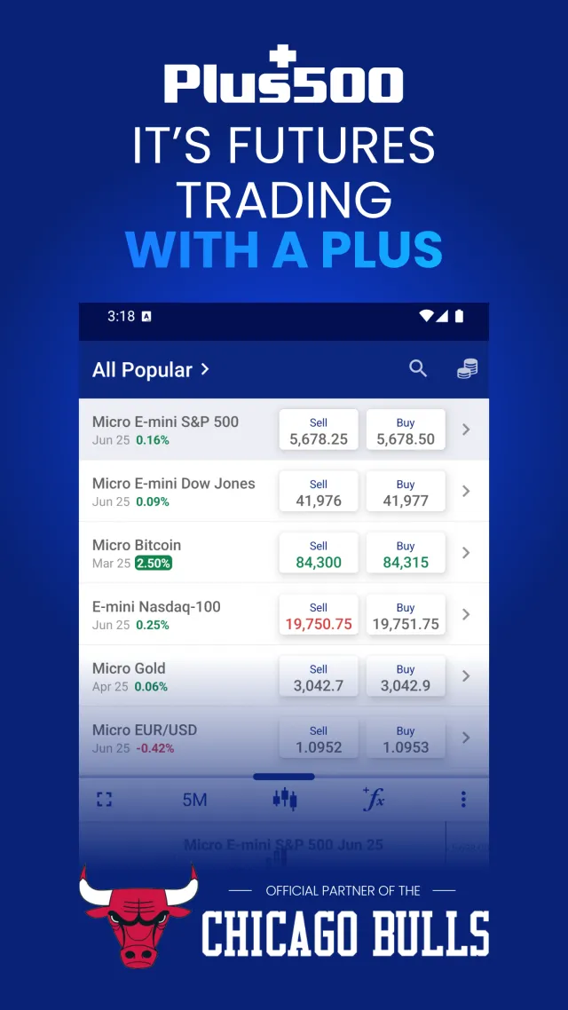 Plus500 Trading & Investing - Screen 1