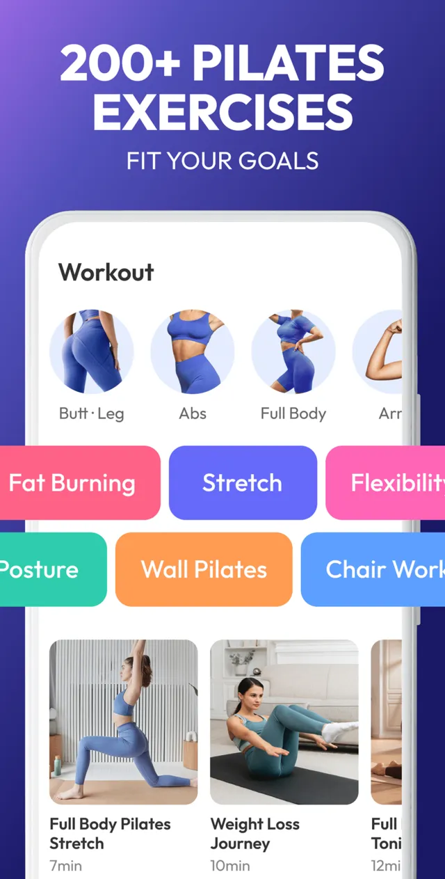 Pilates Workout at Home - Screen 5