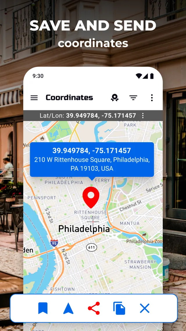 GPS Coordinates Locator Map - Screen 5