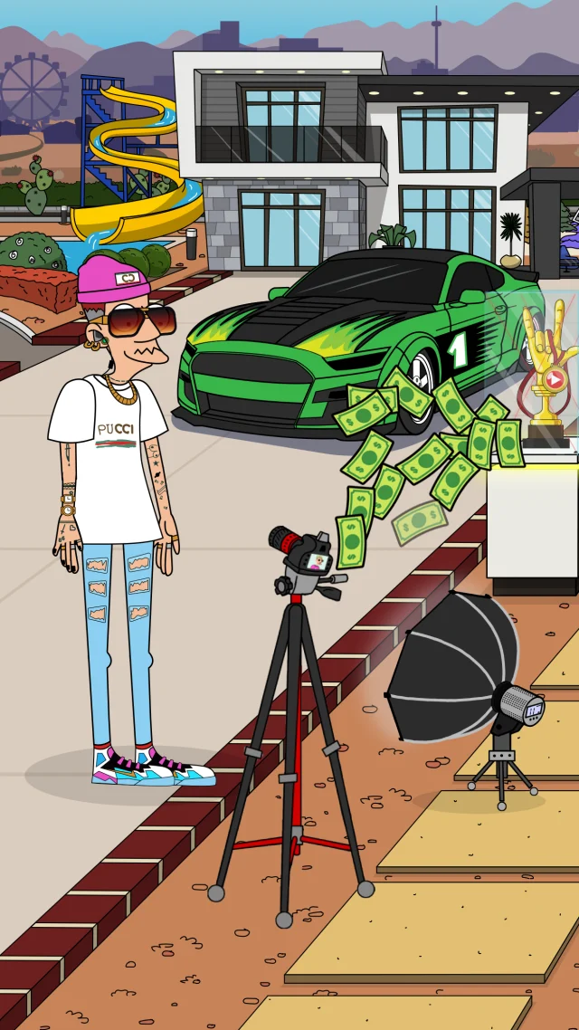 Lamar - Idle Vlogger - Screen 1