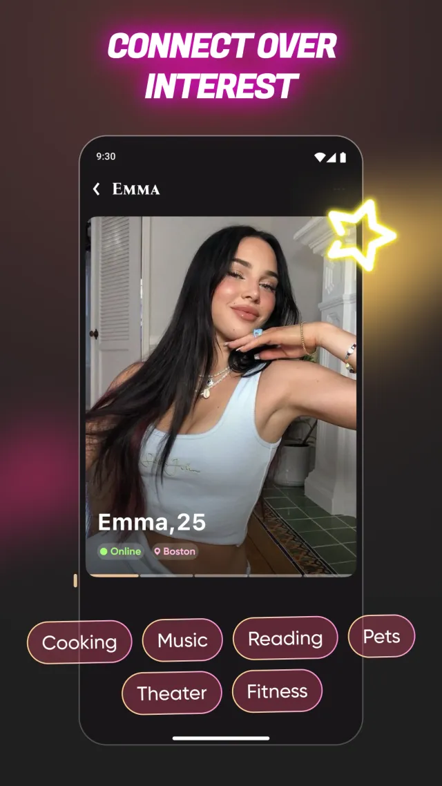 9PM - Match, Chat & Date - Screen 4