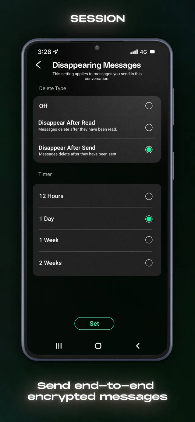 Session - Private Messenger - Screen 6