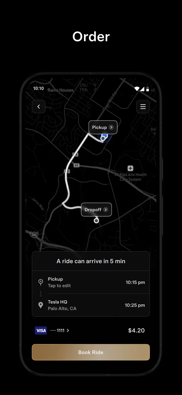 Tesla Robotaxi - Screen 1