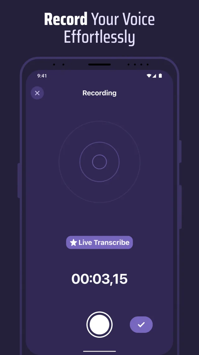 Voice & Transcribe - QuickVox - Screen 2