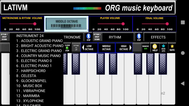ORG Music Keyboard Simulator - Screen 6