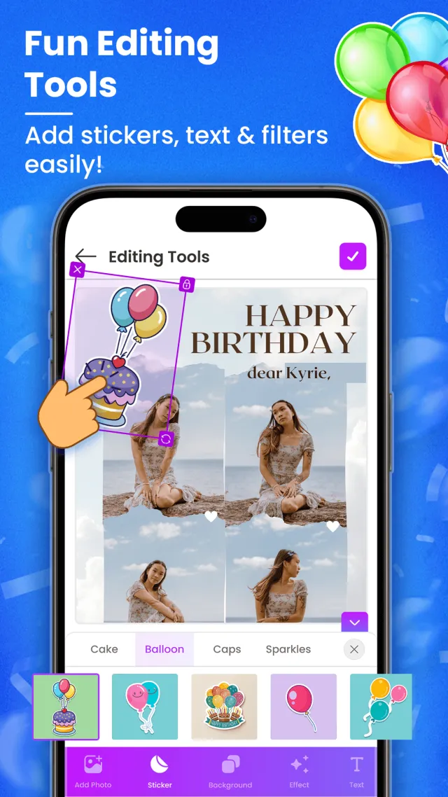 Birthday Photo Frame & Editor - Screen 5