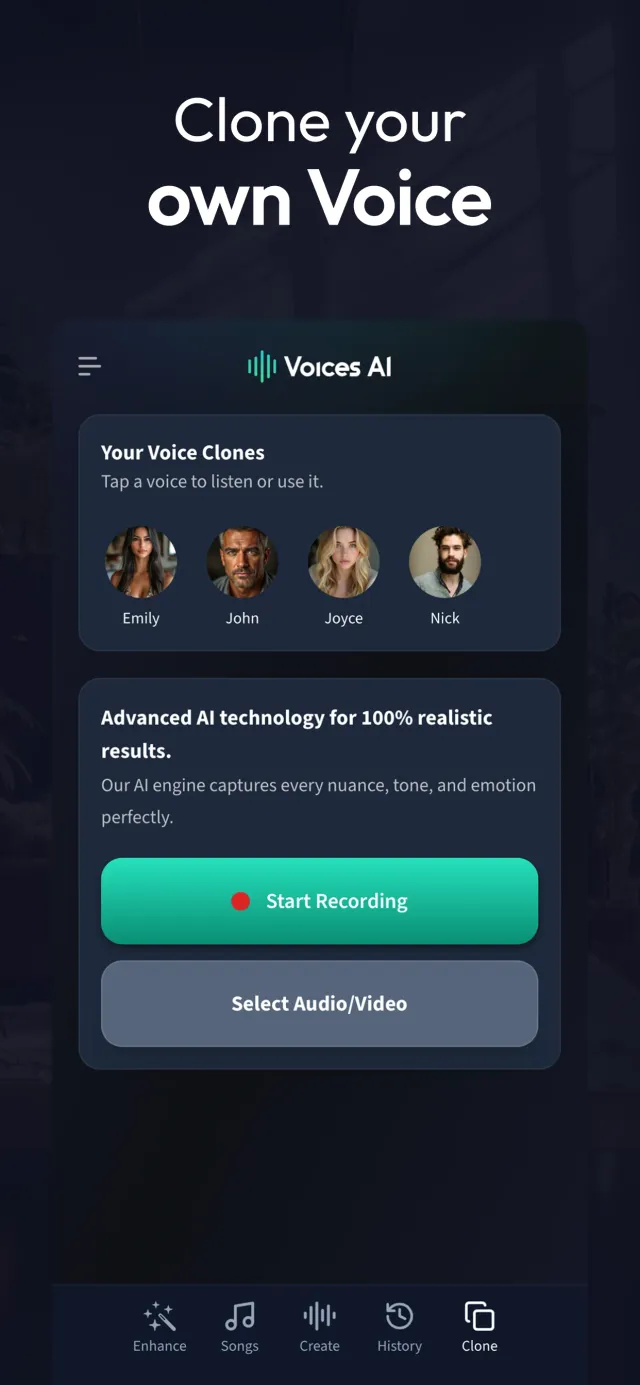 Voices AI: Voice Changer - Screen 4