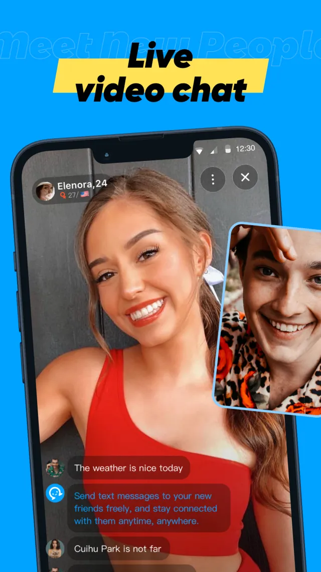 Omega - Live video chat - Screen 1