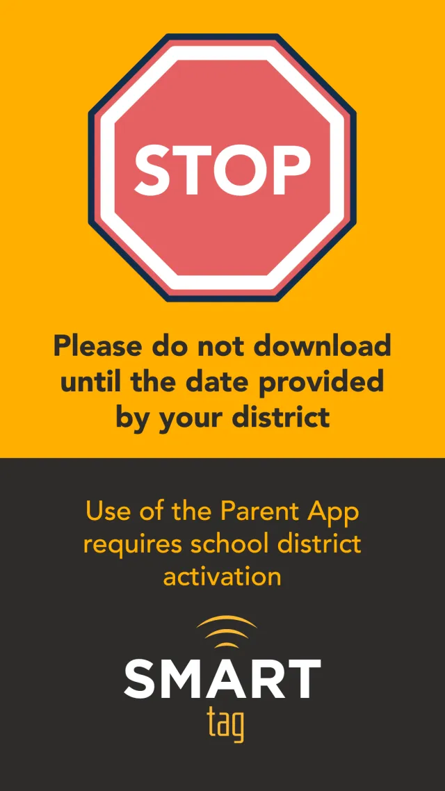 SMART tag™ Parent App - Screen 1