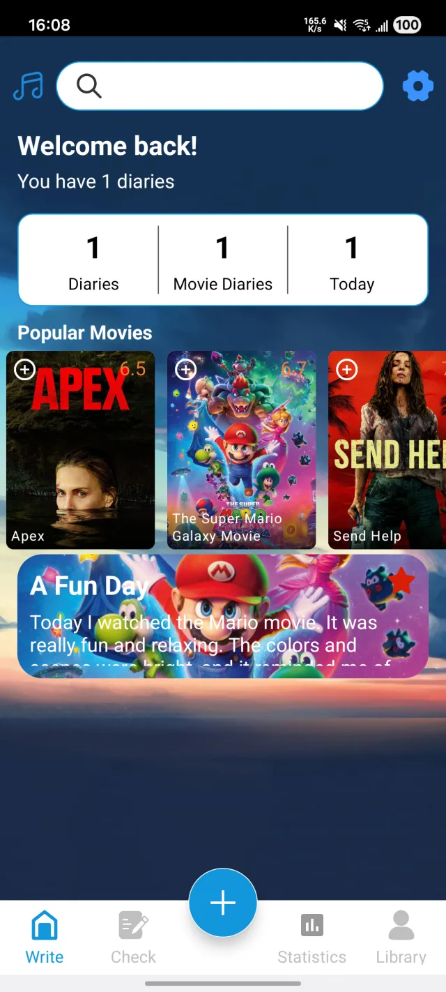 CastSnap - Screen 1