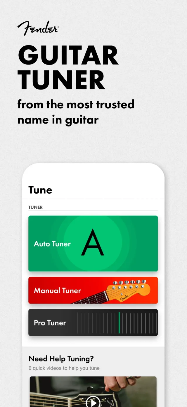 Fender Guitar Tuner - Screen 1