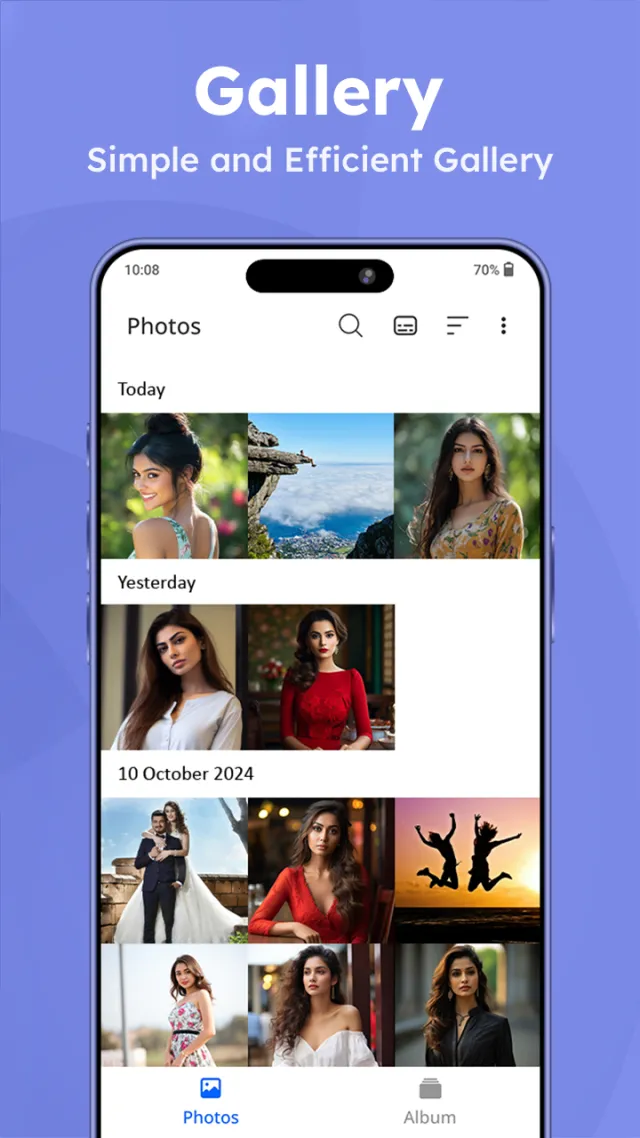 Gallery - Photo Gallery, Album - Screen 1