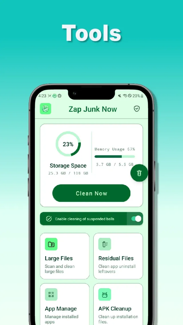Zap Junk Now - Cleaner - Screen 2