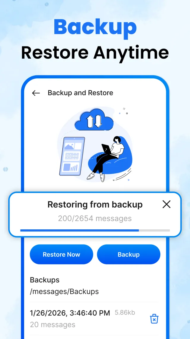 Messages SMS Text Home - Screen 7