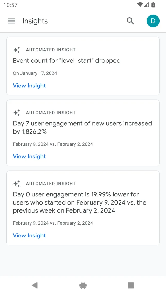 Google Analytics - Screen 3