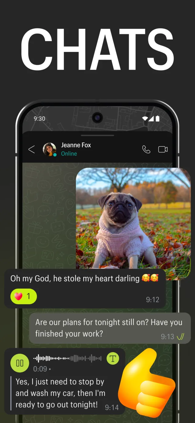 Meera: Messenger, video calls - Screen 2