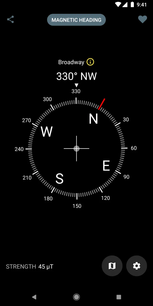 Digital Compass - Screen 2