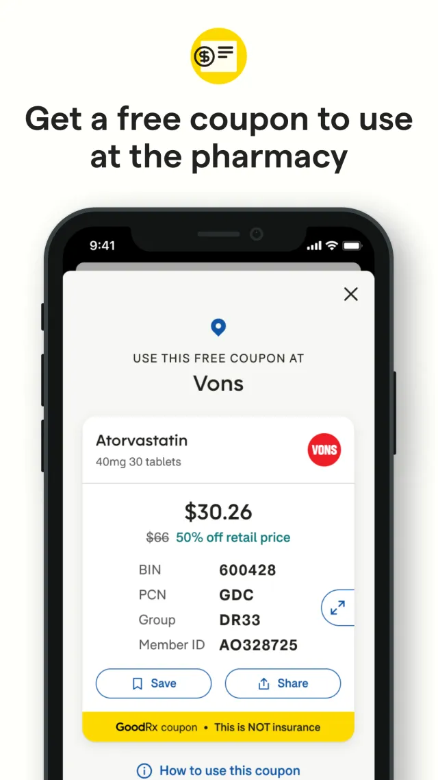 GoodRx: Prescription Coupons - Screen 4