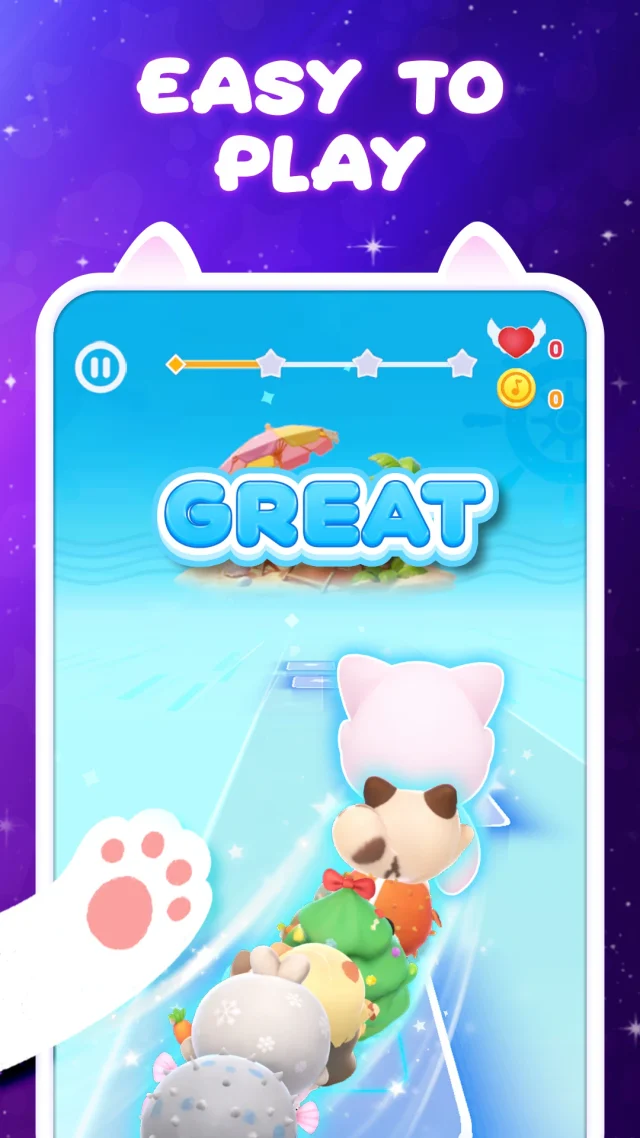 Cat Beats - Tiles Music Games - Screen 3