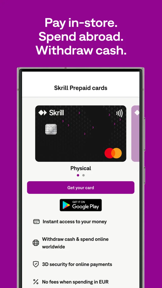 Skrill - Fast, secure payments - Screen 4