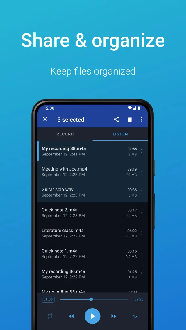 Easy Voice Recorder - Screen 4