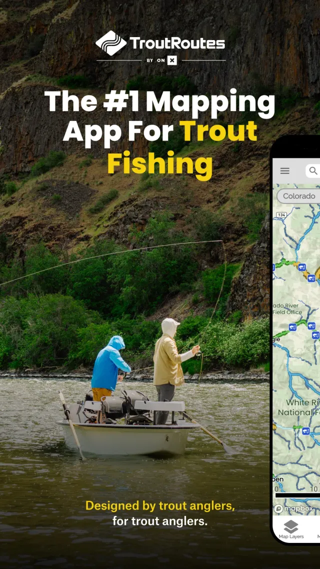TroutRoutes: Trout Fishing App - Screen 1
