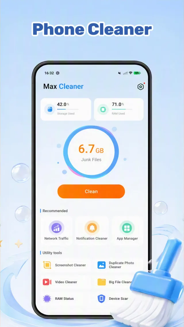 Max Cleaner - Screen 1