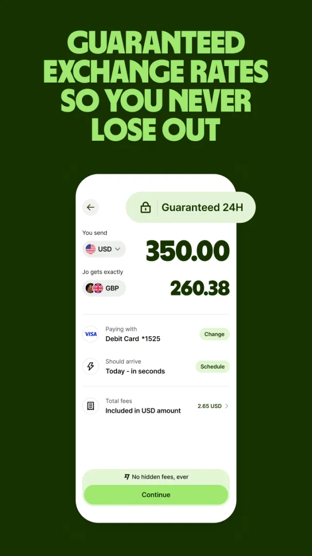 Wise: International Transfers - Screen 4